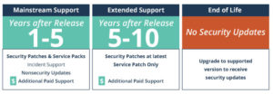 IT Maintenance & Support Security Patches Chart
